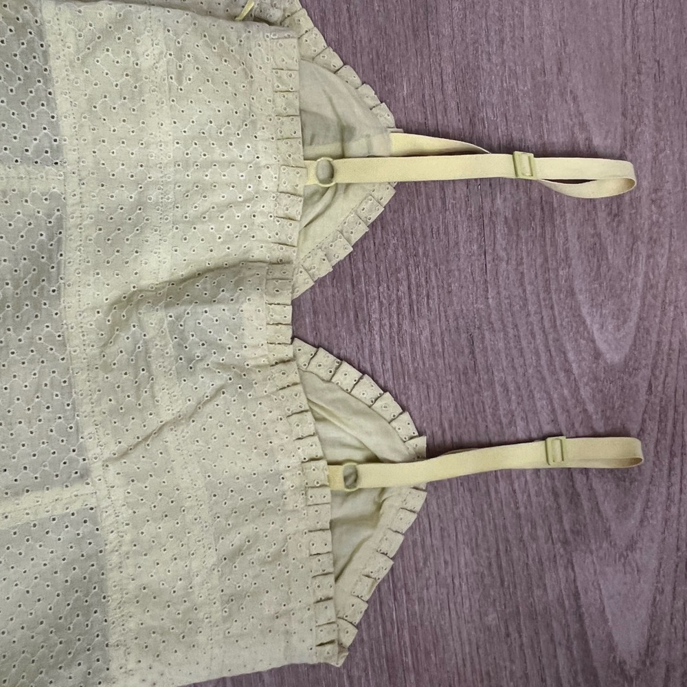 Marc by Marc Jacobs yellow eyelet  blouse size 2 - Picture 8 of 8